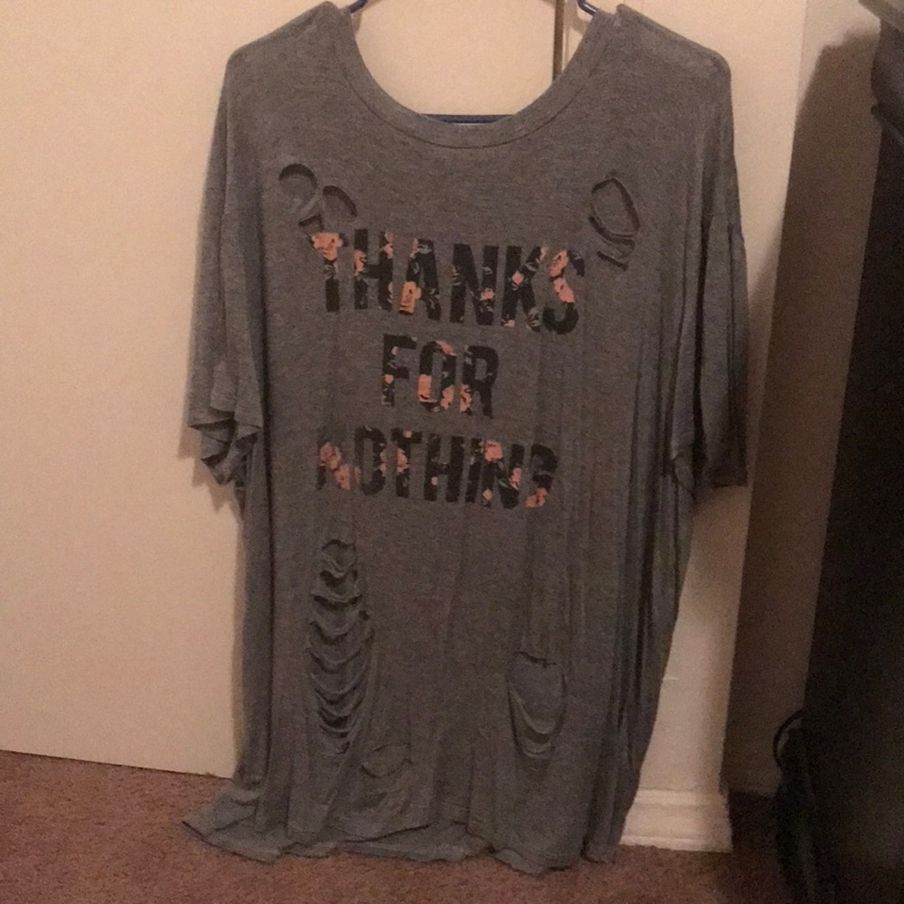 Size 3x shirt, super soft and maybe worn twice